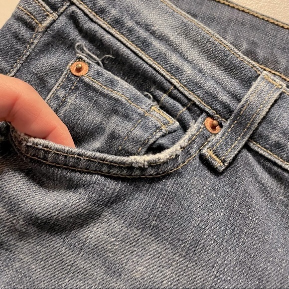 7 for All Mankind distressed bootcut jeans - Picture 10 of 16